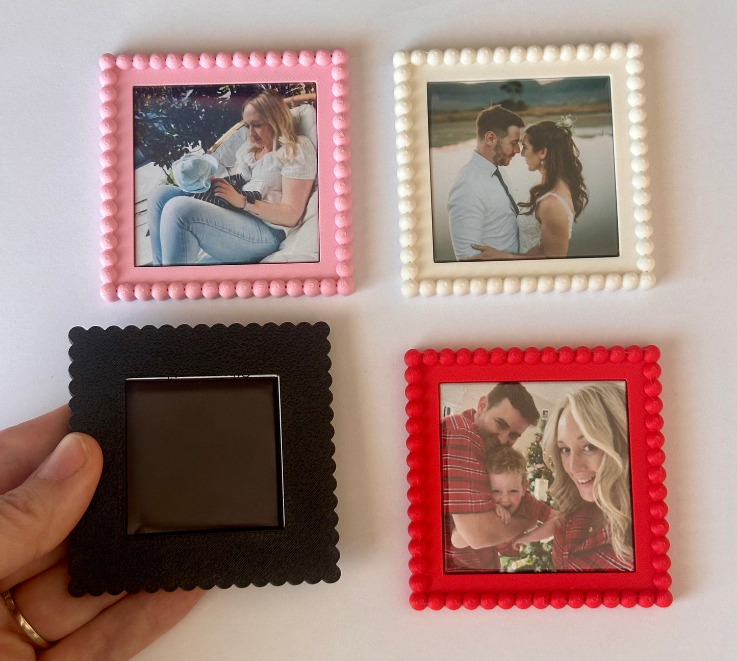 Beaded Magnet Frame (Fits 2x2 Memory Tile)