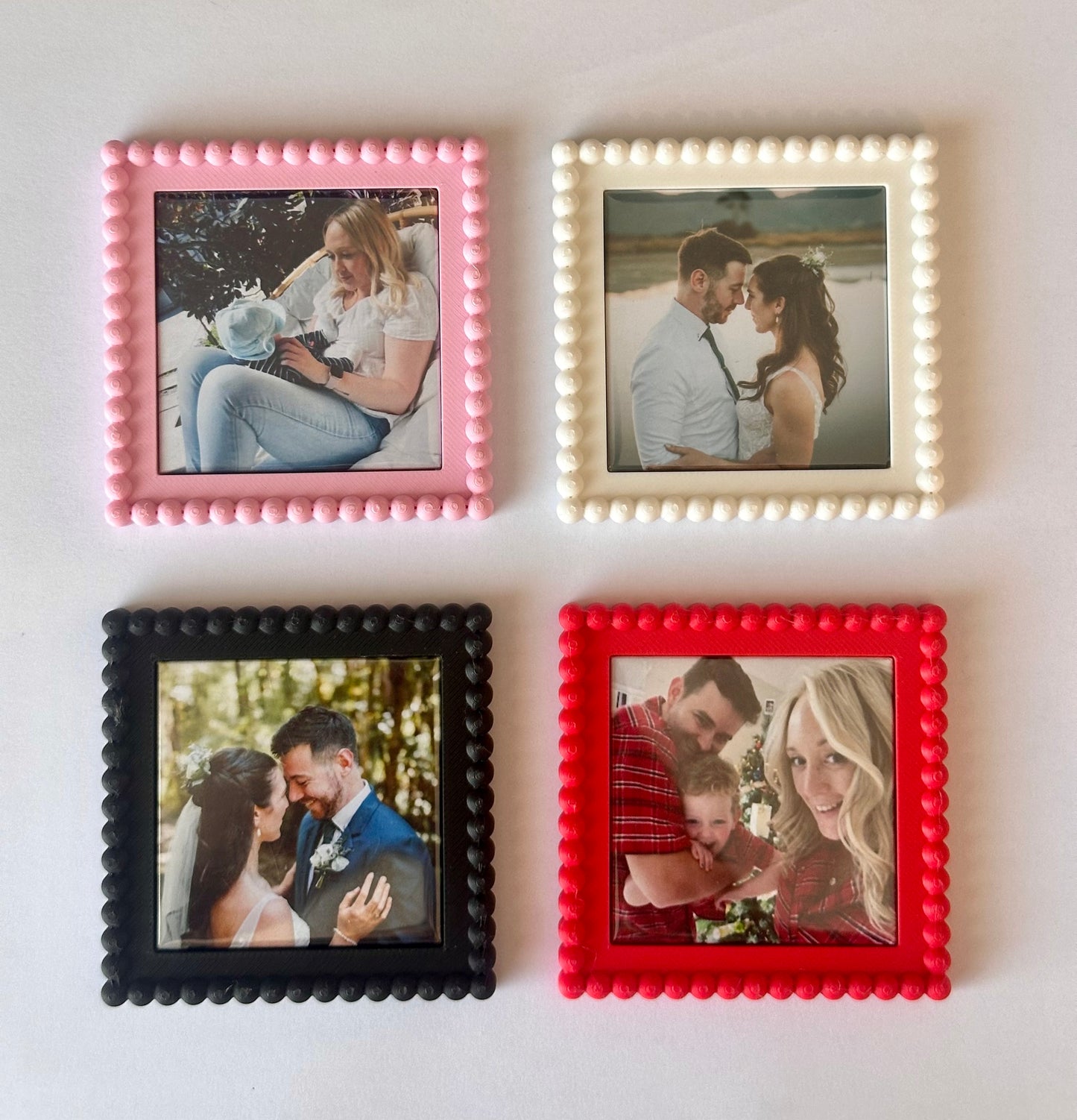 Beaded Magnet Frame (Fits 2x2 Memory Tile)
