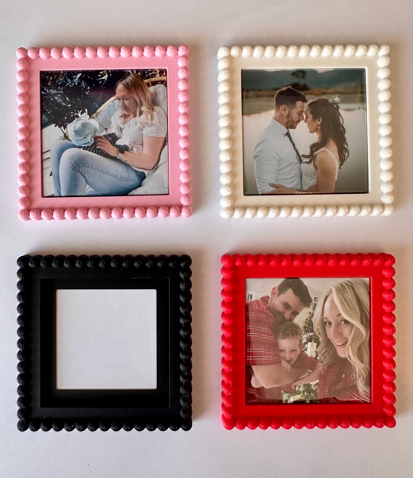 Beaded Magnet Frame (Fits 2x2 Memory Tile)